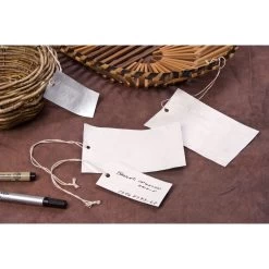 Gaylord Archival® Tyvek® Prestrung Artifact Tags (100-Pack)