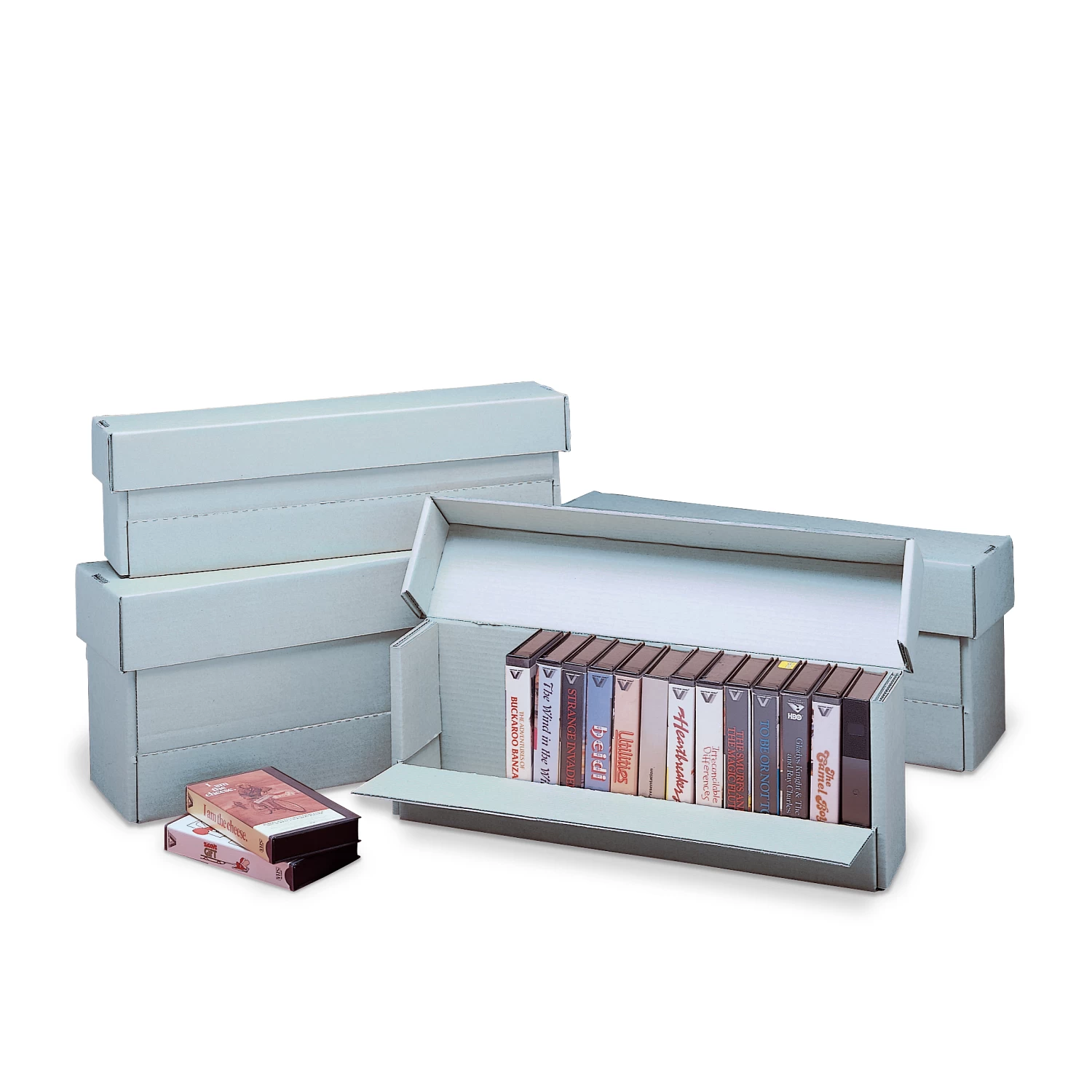 Gaylord Archival® B-flute Drop-Front Flip-Top 30-Minute Betacam Box 1 Gaylord Archival® B-flute Drop-Front Flip-Top 30-Minute Betacam Box