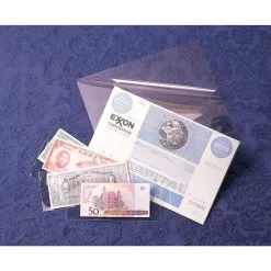 3 Mil Archival Polyester Medium Currency & Check L-Sleeves (25-Pack)