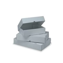 Gaylord Archival® Blue E-flute Clamshell Box