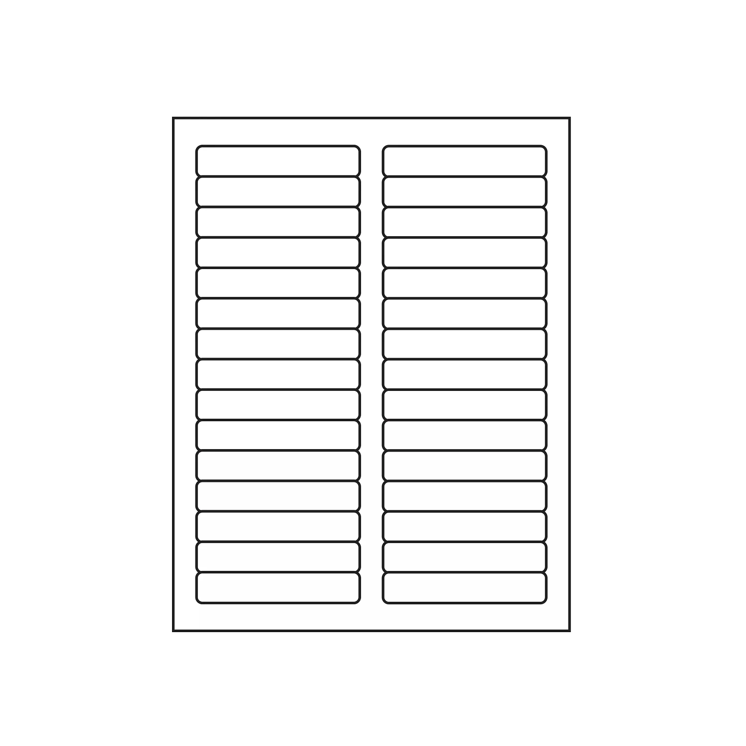 Gaylord Archival® PermaPlus Foil-Back 5/8 X 3 7/16" Laser & Inkjet Multipurpose Labels (3,000-Pack) 1 Gaylord Archival® PermaPlus Foil-Back 5/8 X 3 7/16" Laser & Inkjet Multipurpose Labels (3,000-Pack)