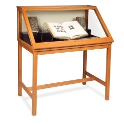 Gaylord Archival® Sedgwick Slant-Front Exhibit Case With LED Lighting