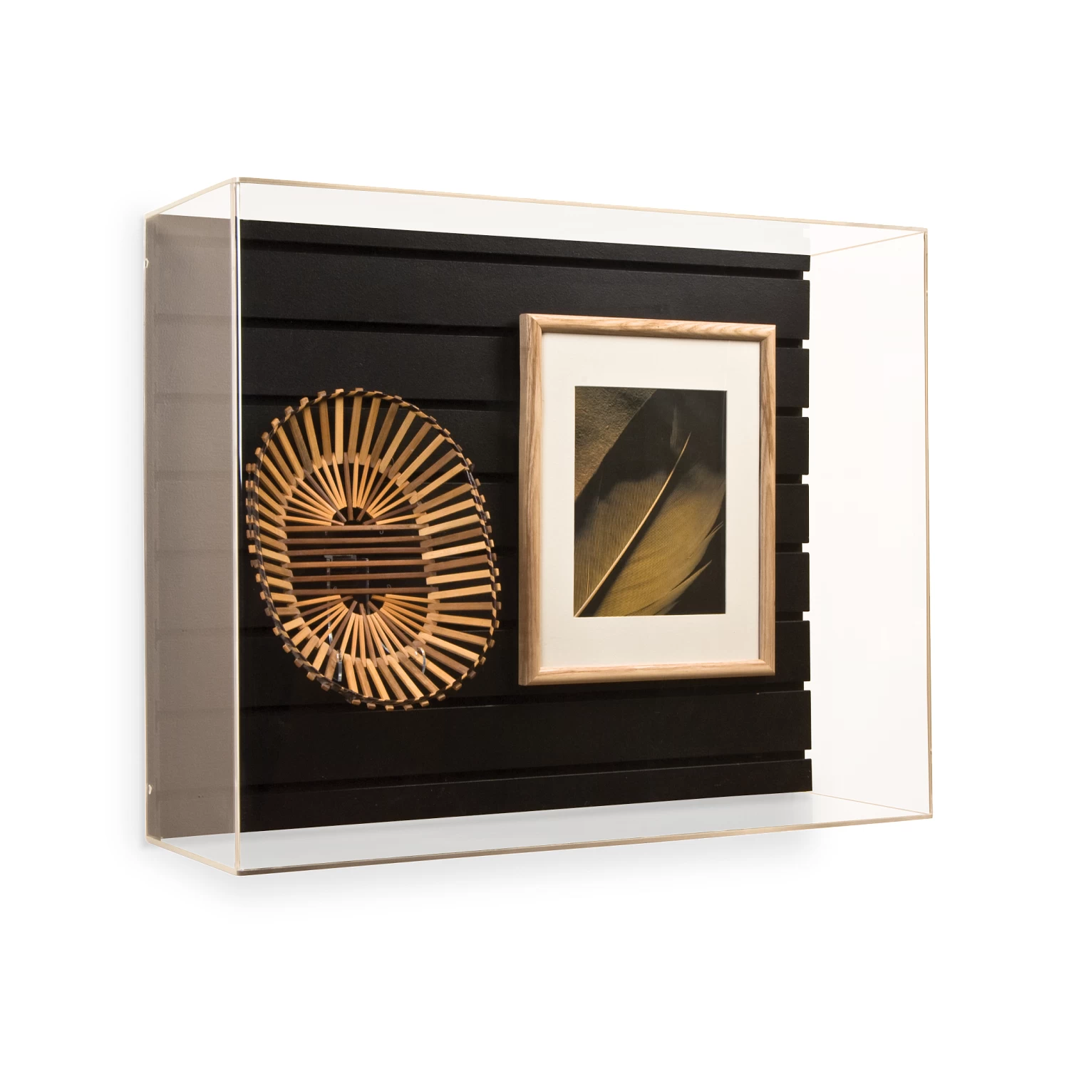 Gaylord Archival® Wall-Mount Slatwall Exhibit Case 2 Gaylord Archival® Wall-Mount Slatwall Exhibit Case - Image 2
